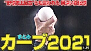 【変化球の話①】シンプルだからこそ奥深い『カーブまとめ2021』