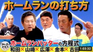 金本&山﨑&広澤&和田 スラッガーが教えるホームランの打ち方【バッターズバイブル】