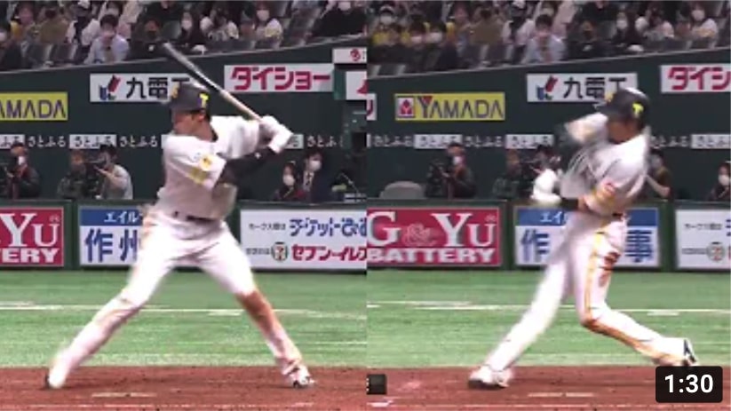 柳田悠岐　ホームラン　フォーム　スロー【Yuki Yanagita home run swing】