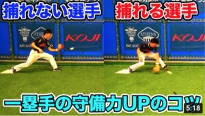 捕球が苦手な選手へ！ポロポロこぼさなくなるコツとは？