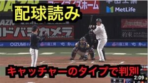 【配球理論】少し難しい話になってしまいました