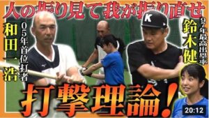 大谷翔平のバッティングフォームを元西武の強打者鈴木・和田が解説!!