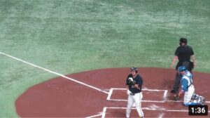 野球選手フォーム集890オリックス杉本裕太郎の打撃フォーム （日本ハムファイターズVS.オリックスバファローズ2022/4/26)