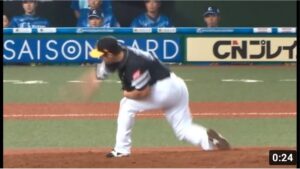五十嵐亮太 投球フォーム (スローモーション付)