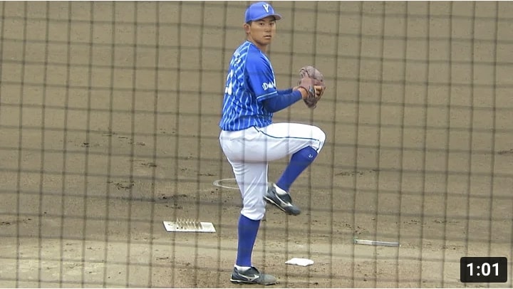 横浜DeNAベイスターズ 今永昇太 美しい投球フォーム | 草野球のサイトMOVIE