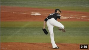 不動の守護神 福岡ソフトバンクホークス デニス・サファテ 投球フォーム（スローモーション）