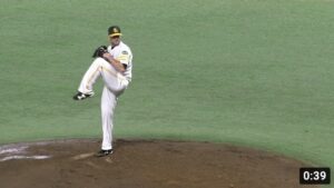 スロー映像)ホークス サファテ 投球フォーム 2015.8.25