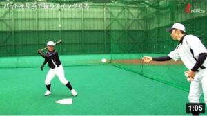 ADVANCED Baseball　「片手打ち」　正しいスイング軌道を見つける　関口勝己