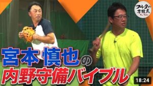 名手・宮本慎也が教える守備の心得【守備バイブル】