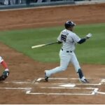 中日 ビシエド打撃フォーム(スローあり)