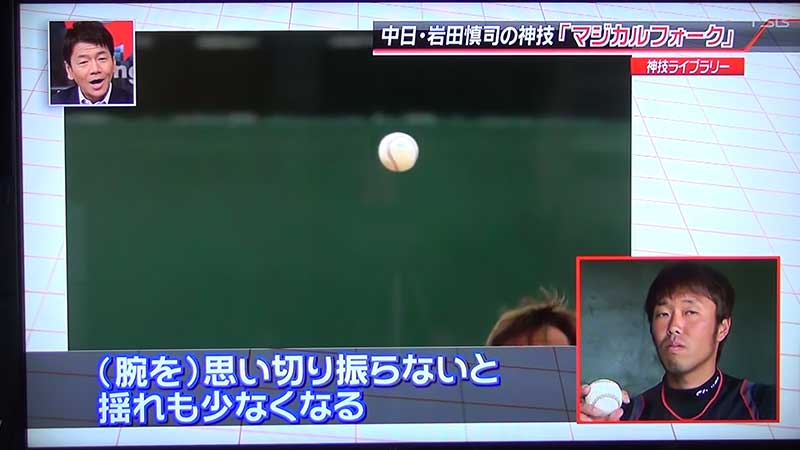 岩田 慎司選手のフォークの投げ方 草野球のサイト